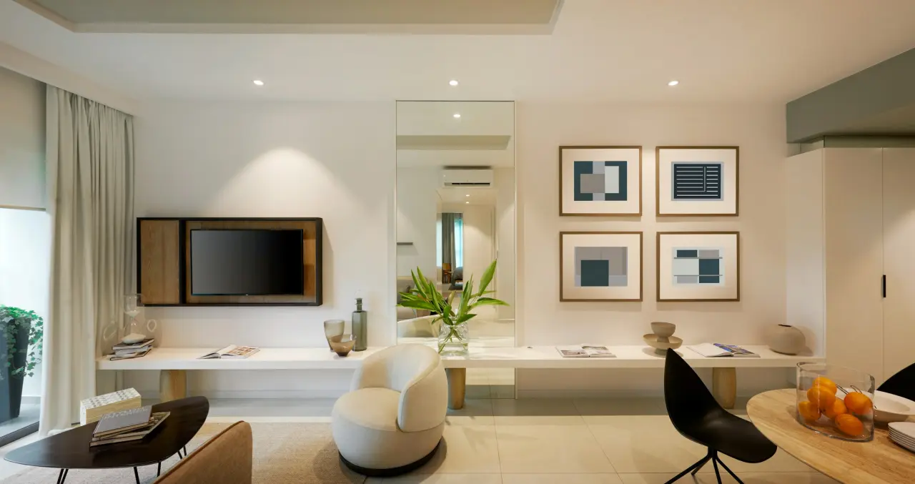 Kadıköy Flat Renovation: Living room
